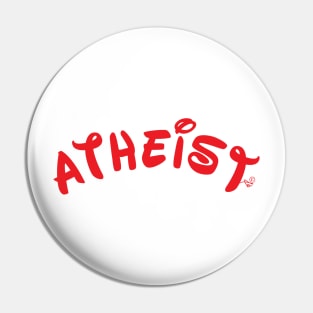 Happy Atheist by Tai's Tees Pin