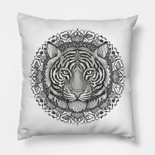 Tiger art face Pillow