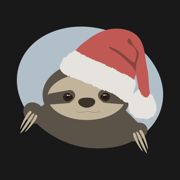 Christmas Sloth - Christmas - Kids T-Shirt | TeePublic