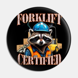 Operator Forklift Certified Pin