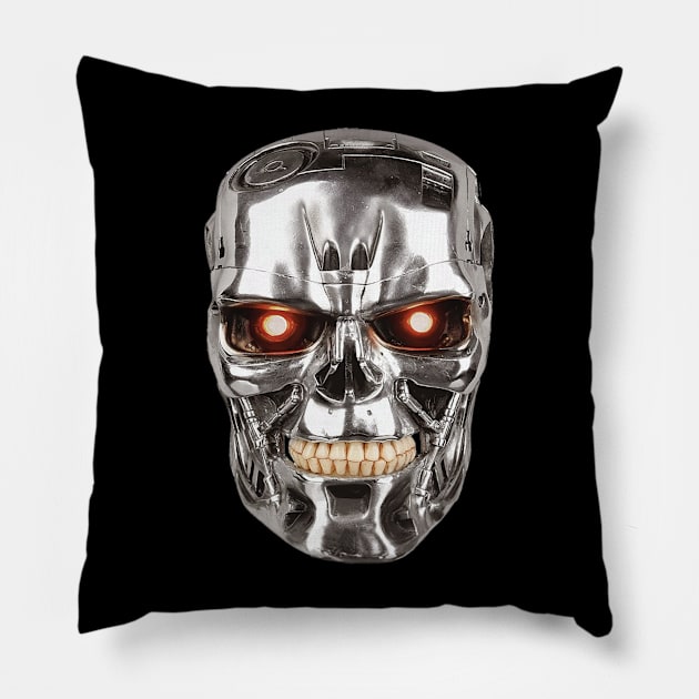 T800 Pillow by The PirateGhost