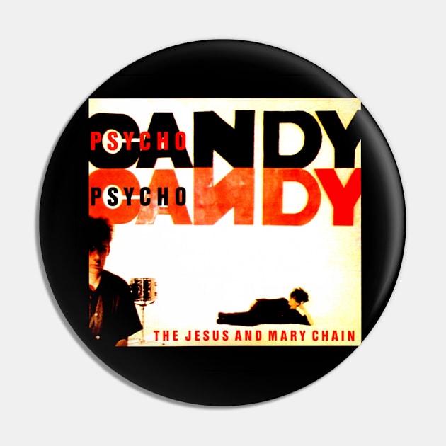 Psychocandy 1986 Throwback Classic Indie Pin by AlternativeRewind