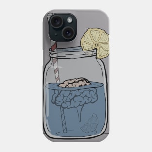 Brain in a jar Phone Case