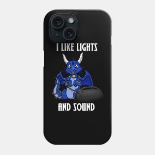 Light and Sound Blue Dragon RGB Lover Phone Case