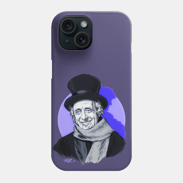 Alistair Sim - An illustration by Paul Cemmick Phone Case by PLAYDIGITAL2020