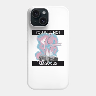 You will not censor trans people Phone Case