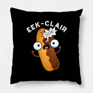 Eek-clair Funny Eclair Puns Pillow