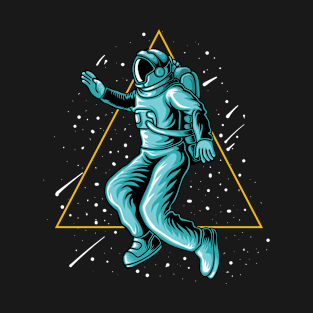 Astronaut Starry Triangle T-Shirt