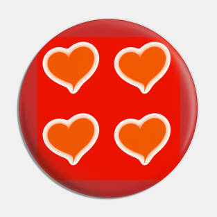 Glowing Hearts Pin