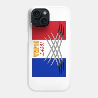 Wolverine Jean Valjean Mashup Weapon 24601 Phone Case