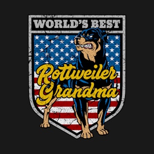 Worlds Best Rottweiler Grandma T-Shirt