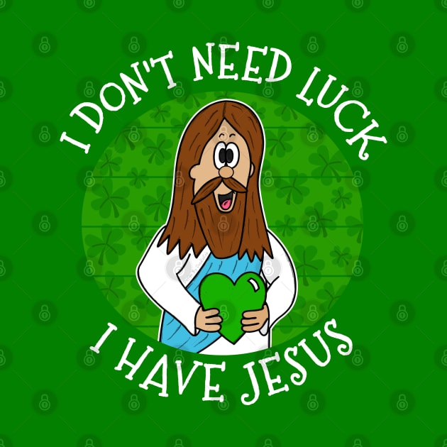 St Patrick's Day Jesus Christian Church Funny by doodlerob