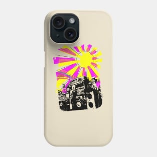 Reggae sound system offset graphic Phone Case