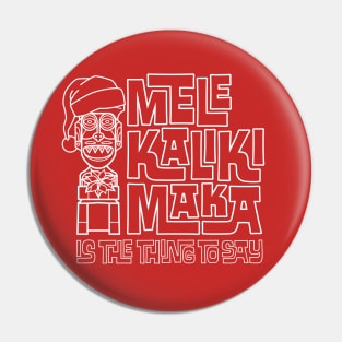 Melekalikimaka Tiki Bar Pin