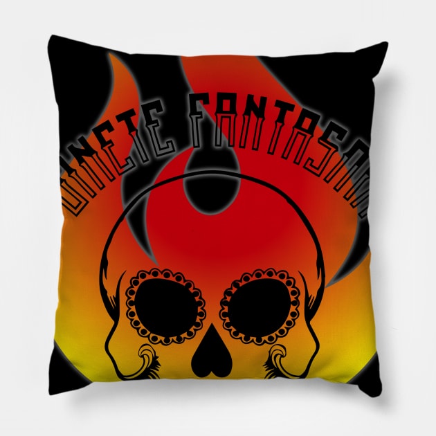 Jinete Fantasma Pillow by RedSheep