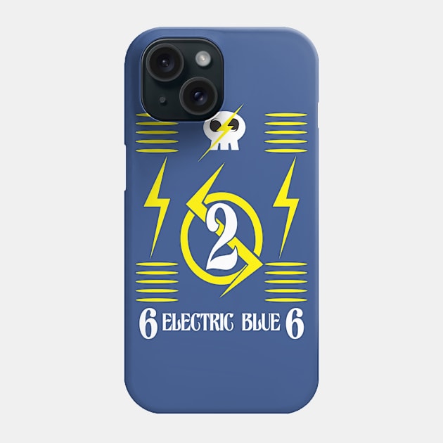 Electric Blue Phone Case by PuakeClothing