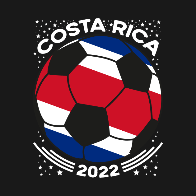 Cost Arica Flag Soccer Football Team by mcoshop