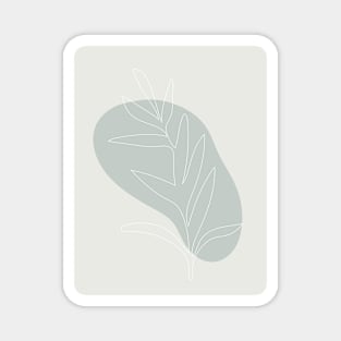 Leaves Art Print Magnet