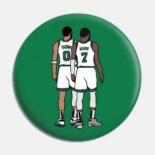 Jayson Tatum and Jaylen Brown Back-To Pin