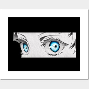 Jujutsu Kaisen Satoru Gojo Six Eyes Poster Poster – Anime Town Creations