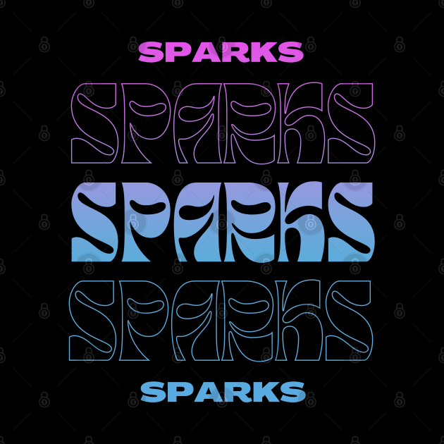 Sparks // Typography Fan Art Design by bambangbuta