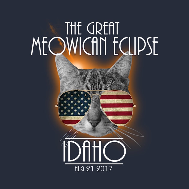 The Great Meowican Eclipse Shirt - Total Eclipse Shirt, Totality Georgia Shirt, Solar Eclipse 2017 Merchandise, The Great American Eclipse T-Shirt T-Shirt T-Shirt T-Shirt by BlueTshirtCo