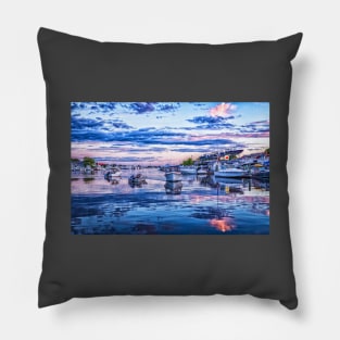 Falmouth Harbor Cape Cod Pillow