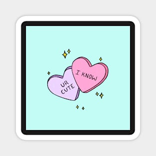 Candy Hearts - Cute Magnet