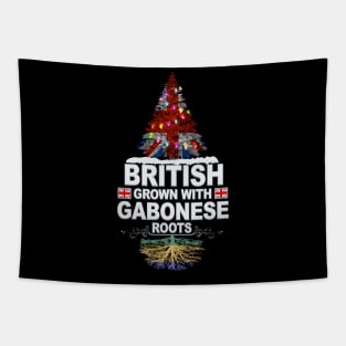 British Grown With Gabonese Roots - Gift for Gabonese With Roots From Gabon Tapestry