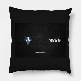 Tactical Teddies Forgotten and logo mask Pillow