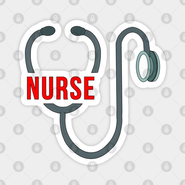 Stethoscope Nurse Magnet by DiegoCarvalho