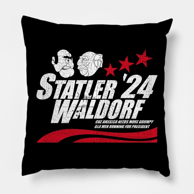 statler waldorf Pillow by Brunocoffee.id