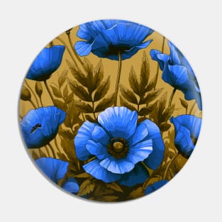 Poppy Flower Pin