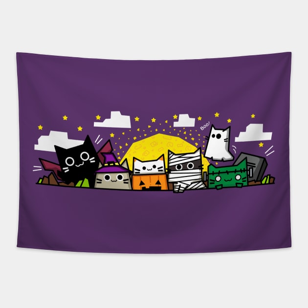 The Spooky Dudes Tapestry by bloomgrace28