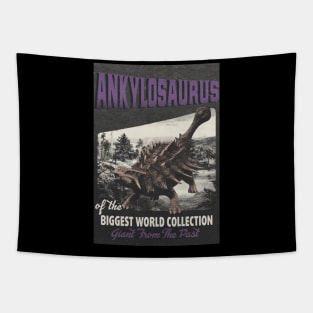 Ankylosaurus Retro Art - The Biggest World Collection / Giant From The Past Tapestry