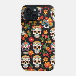 Cinco de Mayo skull pattern Phone Case