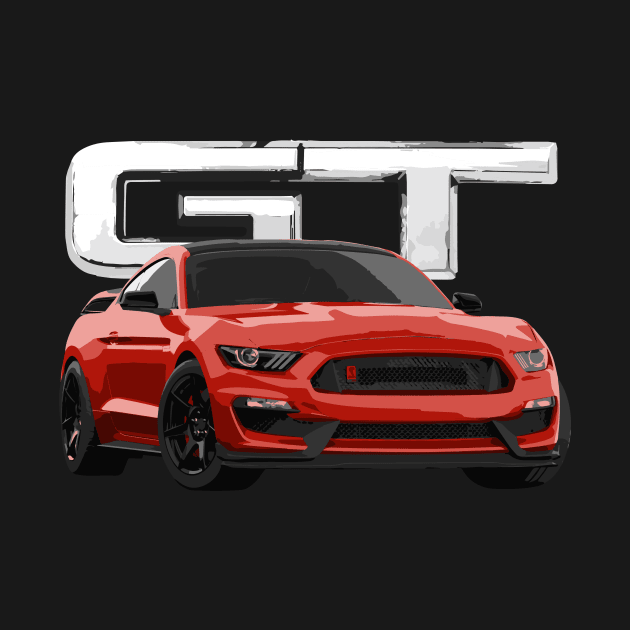 MUSTANG GT GT350 RACE RED by cowtown_cowboy