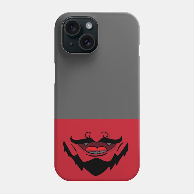 the devil smile satan halloween Phone Case by xxxbomb