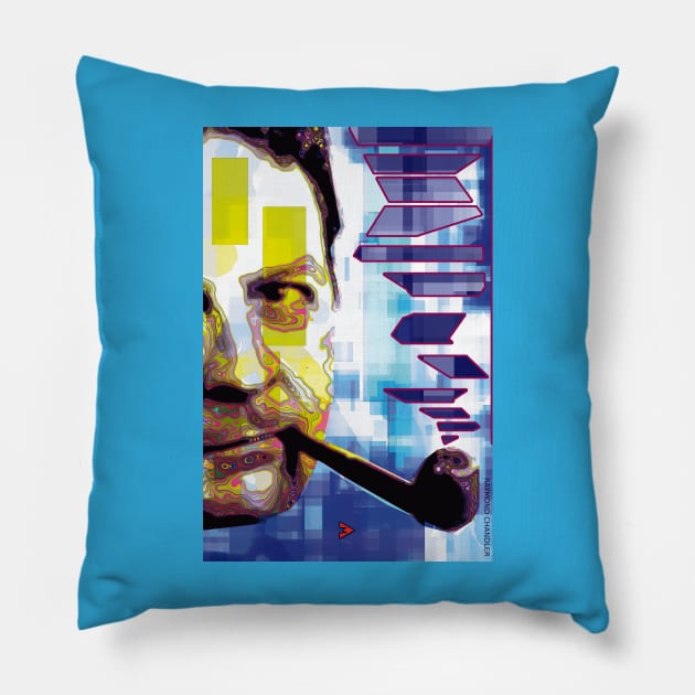 Raymond Chandler Pillow by Exile Kings 