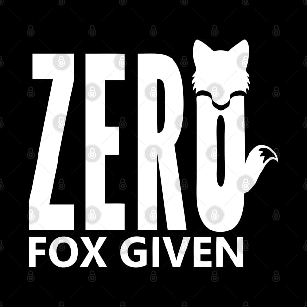 Zero Fox Given by Vikz Custom Tees