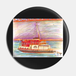 ferry boat Pin