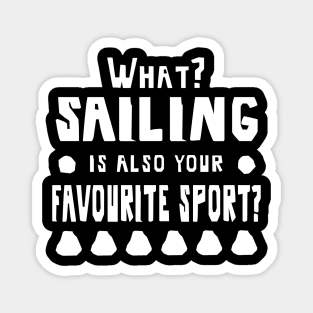 Sailing Sailboat Captain Men Boys Magnet