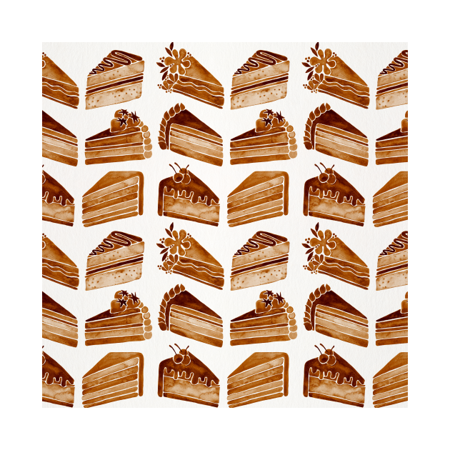 Discover Brown Cake Slices - Dessert - T-Shirt