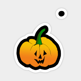 Pumpkin Jack O Lantern Magnet