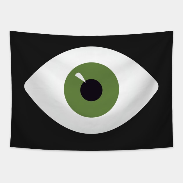 eye of green Tapestry by directdesign