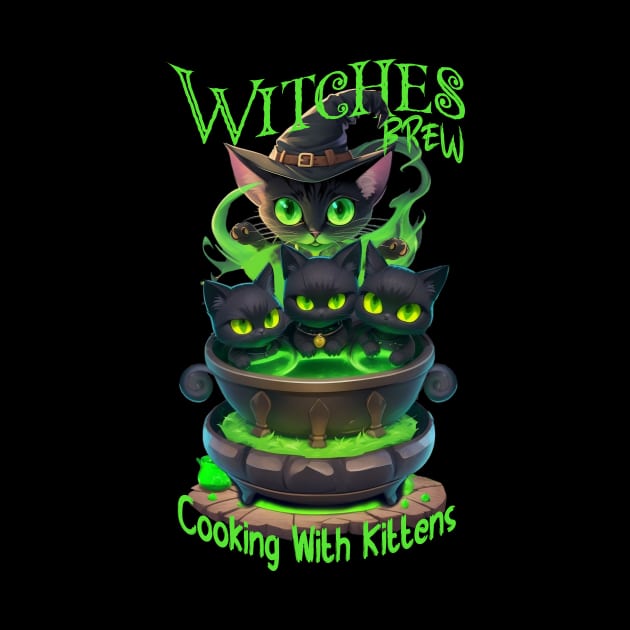 Witches Brew - Cooking With Kittens by SergioCoelho_Arts