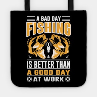 Fishing T -  shirt Design Tote