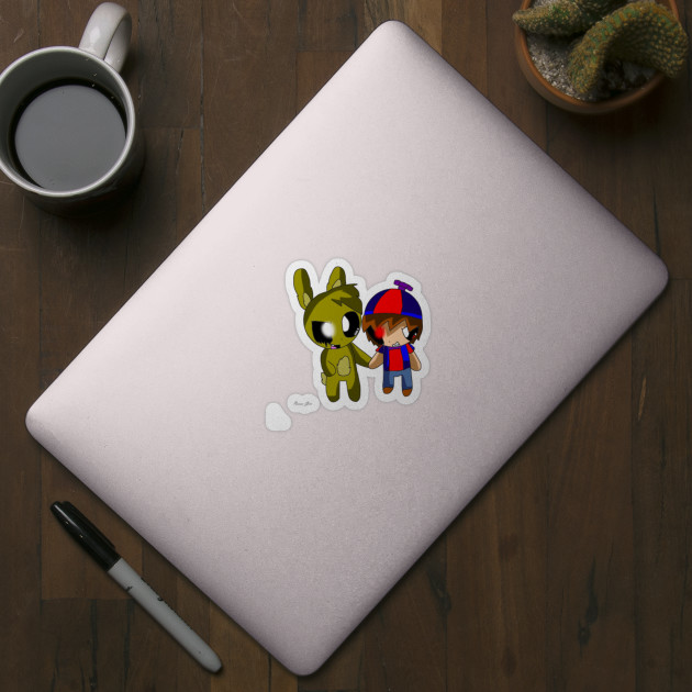 Plushtrap and Nightmare Balloon boy - Fnaf 3 - Sticker ...