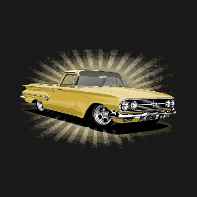 Yellow 1960 El Camino by ZoeysGarage