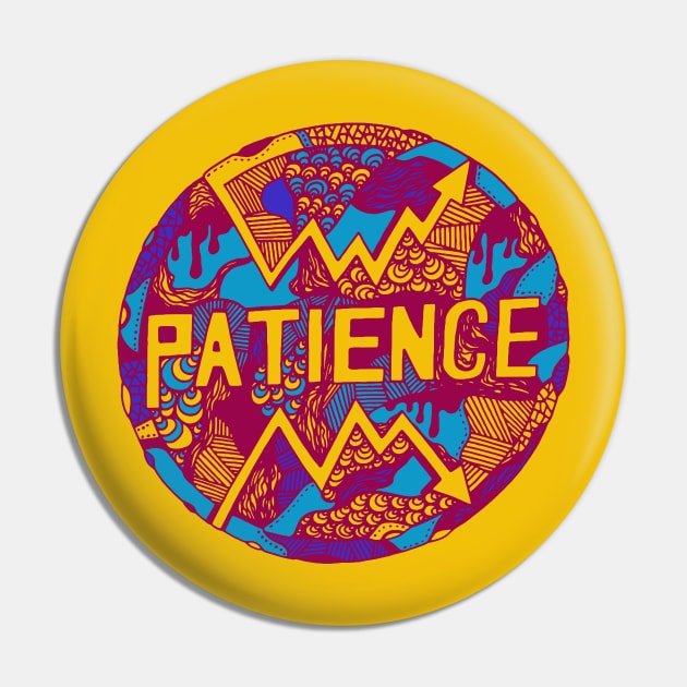 Triad Circle of Patience Pin by kenallouis